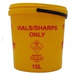 Bio Hazard Sharps Container 10L